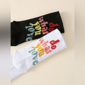 New Colorful Slogan/Graphics Socks
***Price is for 1 pair only. ***